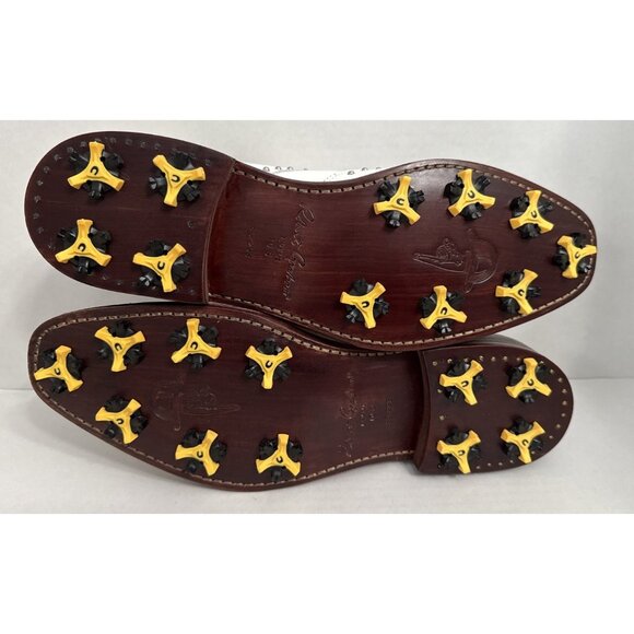 Robert Graham Golf Shoes Sport Sz 10.5 M Limited Edition‎ Leather Oxford Studded main image 5